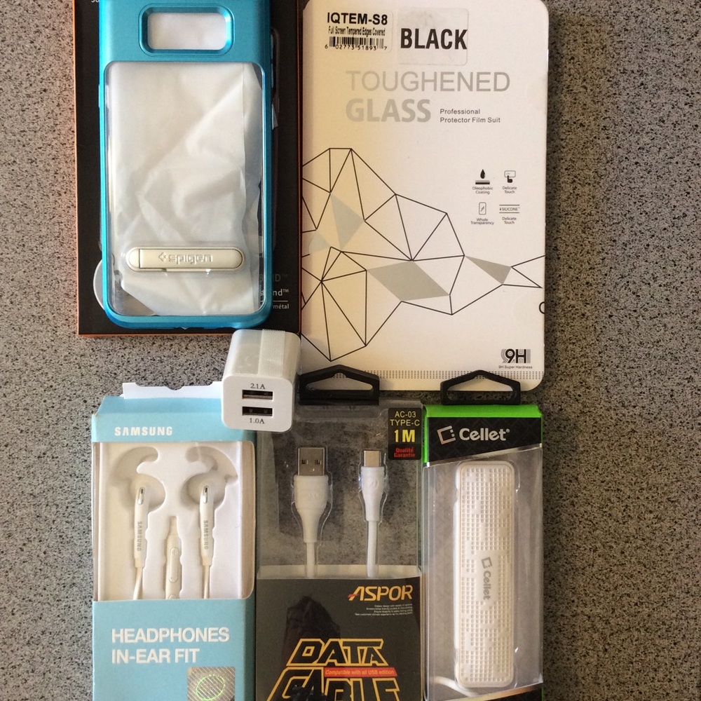 Samsung Galaxy S8 accessories Bundle